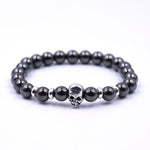 Buddha Bracelet Men Bracelets For Women Pulseira Masculina Mens Jewelry Dragon Bileklik Pulseira 8mm Stone Beads Elastic Braslet