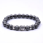 Buddha Bracelet Men Bracelets For Women Pulseira Masculina Mens Jewelry Dragon Bileklik Pulseira 8mm Stone Beads Elastic Braslet