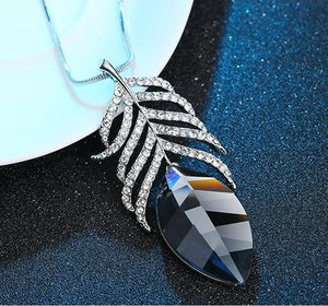 Meyfflin Long Necklaces & Pendants for Women Collier Femme Geometric Statement Colar Maxi Fashion Crystal Jewelry Bijoux 2018