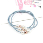 2018 Hair Accessories Pearl Elastic Rubber Bands Ring Headwear Girl Elastic Hair Band Ponytail Holder Scrunchy Rope Hair Jewelry