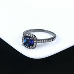 Silver Color Exquisite Bijoux Fashion Square Wedding & Engagement Ring Made With Cubic Zirconia Jewelry R531 R559 R560